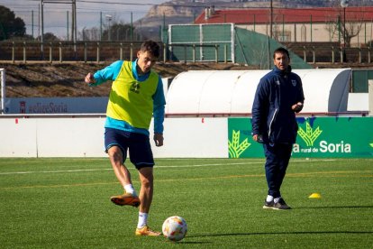 El CD Numancia prepara el choque ante el Baleares. MARIO TEJEDOR (31)