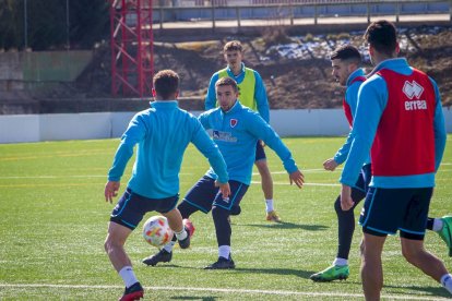 El CD Numancia prepara el choque ante el Baleares. MARIO TEJEDOR (33)
