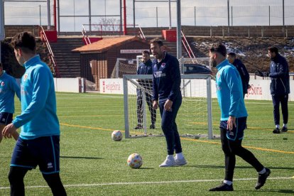 El CD Numancia prepara el choque ante el Baleares. MARIO TEJEDOR (36)