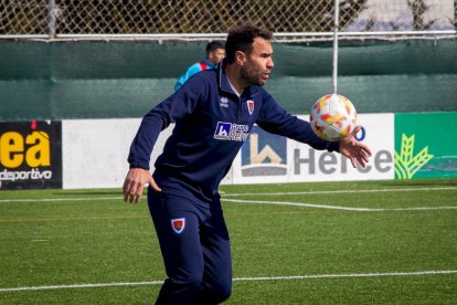 El CD Numancia prepara el choque ante el Baleares. MARIO TEJEDOR (50)