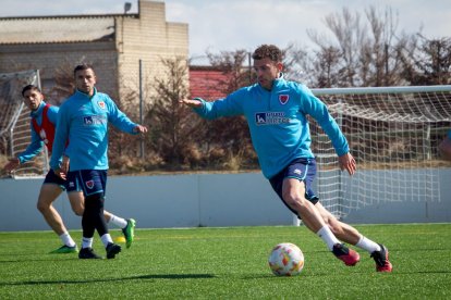 El CD Numancia prepara el choque ante el Baleares. MARIO TEJEDOR (49)