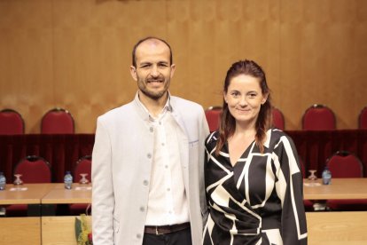 San Miguel. Isabel Indurain y Pedro Ayllón.