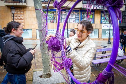 Las actividades de la mañana en el Día Internacional de la Mujer. MARIO TEJEDOR (1)
