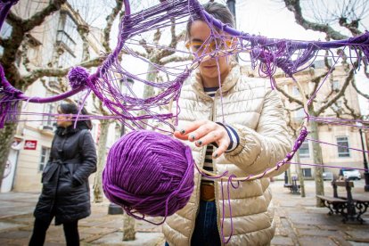 Las actividades de la mañana en el Día Internacional de la Mujer. MARIO TEJEDOR (2)