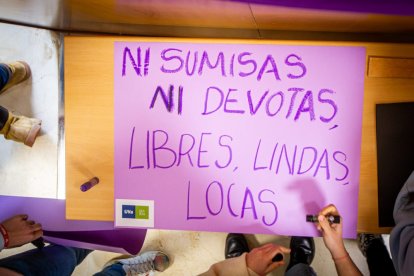 Las actividades de la mañana en el Día Internacional de la Mujer. MARIO TEJEDOR (26)