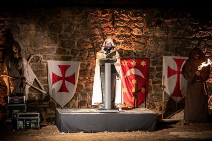 Lectura del Festival de las Ánimas 2022 en Soria. GONZALO MONTESEGURO