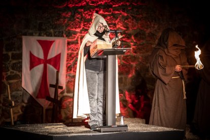 Lectura del Festival de las Ánimas 2022 en Soria. GONZALO MONTESEGURO