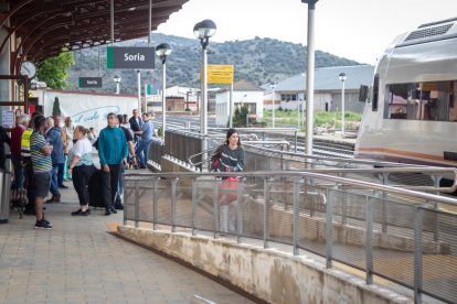 Línea de tren entre Soria y Madrid. - GONZALO MONTESEGURO