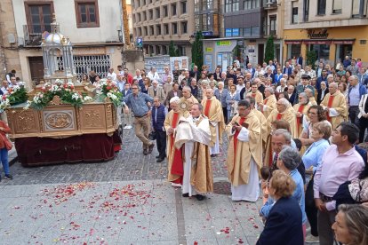 Celebración del Corpus en Soria.-V.R.