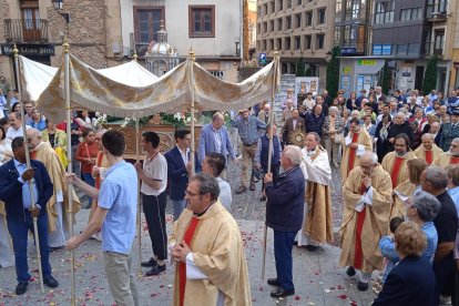 Celebración del Corpus en Soria.-V.R.
