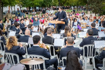 Concierto de la Banda para abrir las fiestas de Los Pajaritos. GONZALO MONTESEGURO