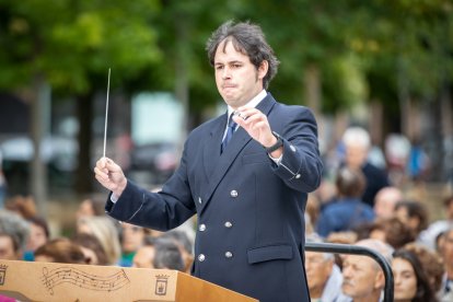 Concierto de la Banda para abrir las fiestas de Los Pajaritos. GONZALO MONTESEGURO