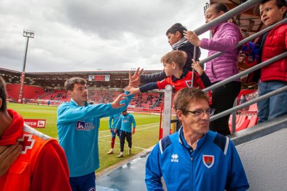 La afición respondió pero la permanencia no se pudo consumar. MARIO TEJEDOR