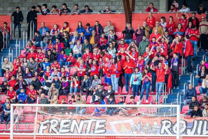La afición respondió pero la permanencia no se pudo consumar. MARIO TEJEDOR