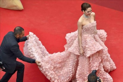 Araya Hargate. AFP/LOIC VENANCE