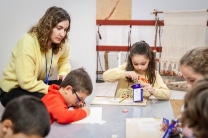 Taller didáctico en el Numantino por Navidad.-G. MONTESEGURO