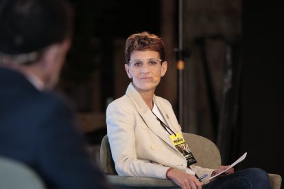 María Chivite, presidenta del Gobierno de Navarra.-G.M.