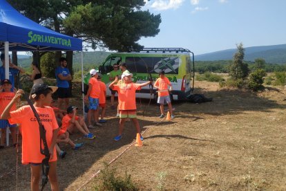 El Calasanz celebra está semana su campus de fútbol y multiaventura. Twitter CD Calasanz
