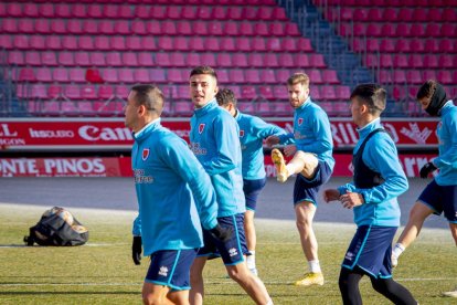 Primer entrenamiento de Zarzana con el CD Numancia. MARIO TEJEDOR (2)