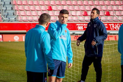 Primer entrenamiento de Zarzana con el CD Numancia. MARIO TEJEDOR (1)