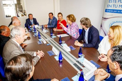 Visita de la Reina Dª Sofía al Banco de Alimentos de Soria.