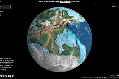 Las tierras emergieron a tiempo para que Soria formase parte del continente hace 300 millones de años, con la aparición de los primeros reptiles.