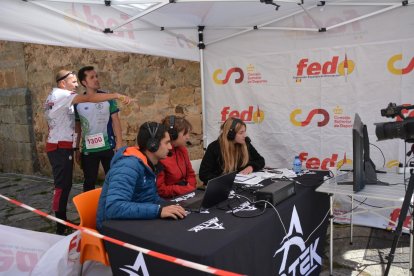 El Nacional de orientación finalizaba este domingo en Molinos de Duero. R. F.
