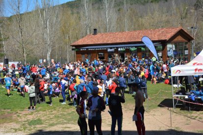 El Nacional de orientación finalizaba este domingo en Molinos de Duero. R. F.