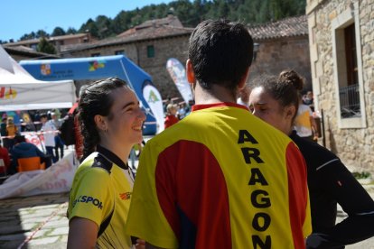 El Nacional de orientación finalizaba este domingo en Molinos de Duero. R. F.