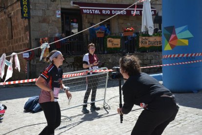 El Nacional de orientación finalizaba este domingo en Molinos de Duero. R. F.
