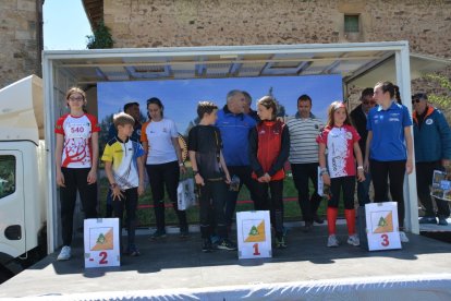 El Nacional de orientación finalizaba este domingo en Molinos de Duero. R. F.