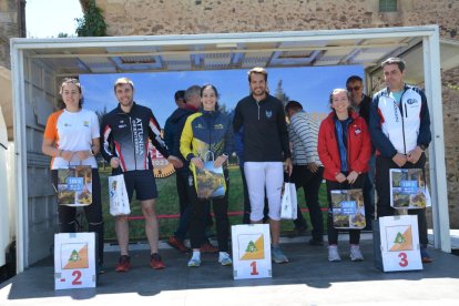 El Nacional de orientación finalizaba este domingo en Molinos de Duero. R. F.