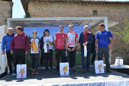 El Nacional de orientación finalizaba este domingo en Molinos de Duero. R. F.