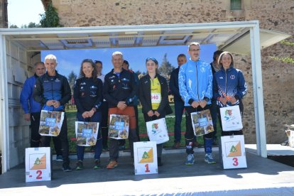 El Nacional de orientación finalizaba este domingo en Molinos de Duero. R. F.