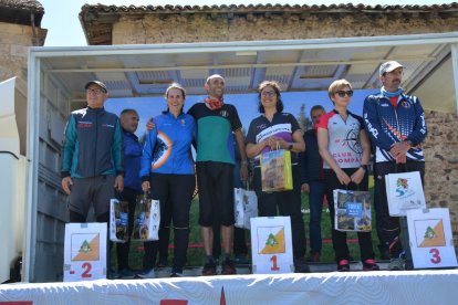 El Nacional de orientación finalizaba este domingo en Molinos de Duero. R. F.