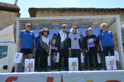 El Nacional de orientación finalizaba este domingo en Molinos de Duero. R. F.