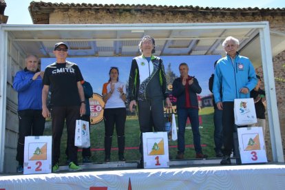 El Nacional de orientación finalizaba este domingo en Molinos de Duero. R. F.