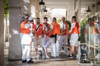 Primeras horas de la jornada de La Saca.-GONZALO MONTESEGURO