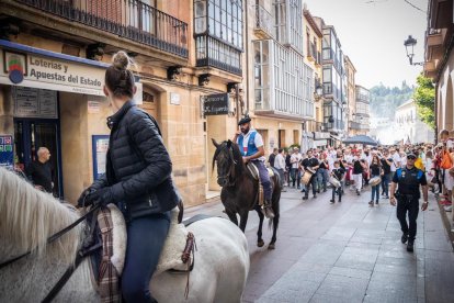 Primeras horas de la jornada de La Saca.-GONZALO MONTESEGURO