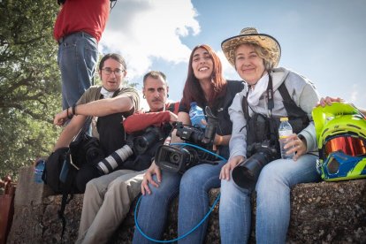 Primeras horas de la jornada de La Saca.-GONZALO MONTESEGURO