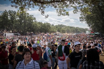 Primeras horas de la jornada de La Saca.-GONZALO MONTESEGURO
