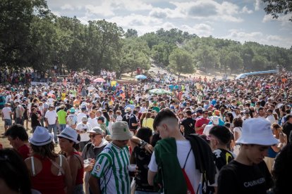Primeras horas de la jornada de La Saca.-GONZALO MONTESEGURO