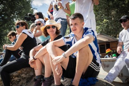 Primeras horas de la jornada de La Saca.-GONZALO MONTESEGURO