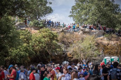 Primeras horas de la jornada de La Saca.-GONZALO MONTESEGURO