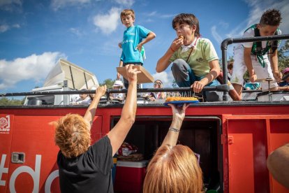 Primeras horas de la jornada de La Saca.-GONZALO MONTESEGURO