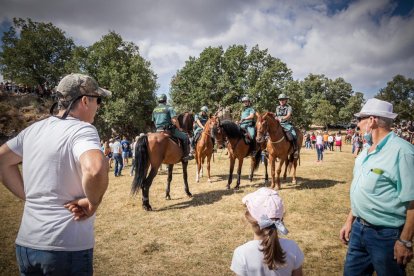 Primeras horas de la jornada de La Saca.-GONZALO MONTESEGURO