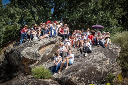 Primeras horas de la jornada de La Saca.-GONZALO MONTESEGURO