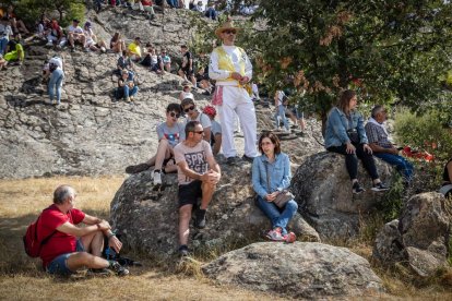 Primeras horas de la jornada de La Saca.-GONZALO MONTESEGURO