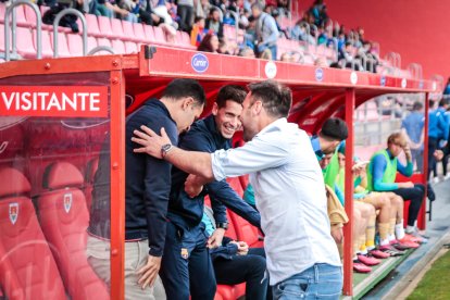 CD Numancia-Barça B, partido en el que no se movió el resultado inicial. GONZALO MONTESEGURO
