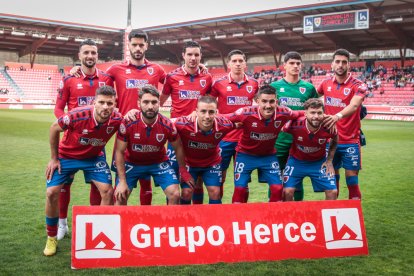 CD Numancia-Barça B, partido en el que no se movió el resultado inicial. GONZALO MONTESEGURO